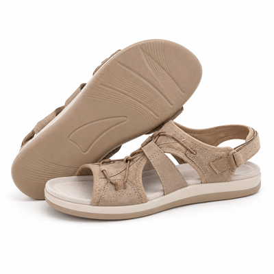 Veluwe Bries - Comfortabele & Voetvriendelijke Barefoot Sandalen - Bruin